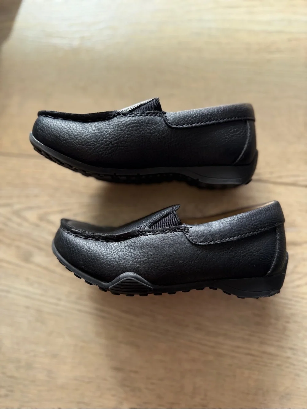The Children's Place Black Kids Slip-On Loafers | Size 9